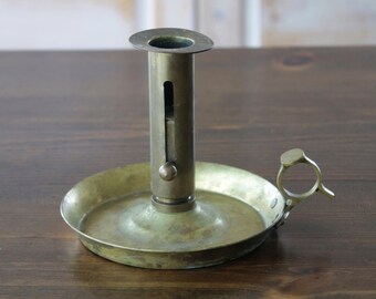 Antique Brass Candleholder