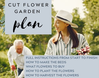 Flower garden plan pdf garden plan for beginners gardening plans for cut flower garden planner