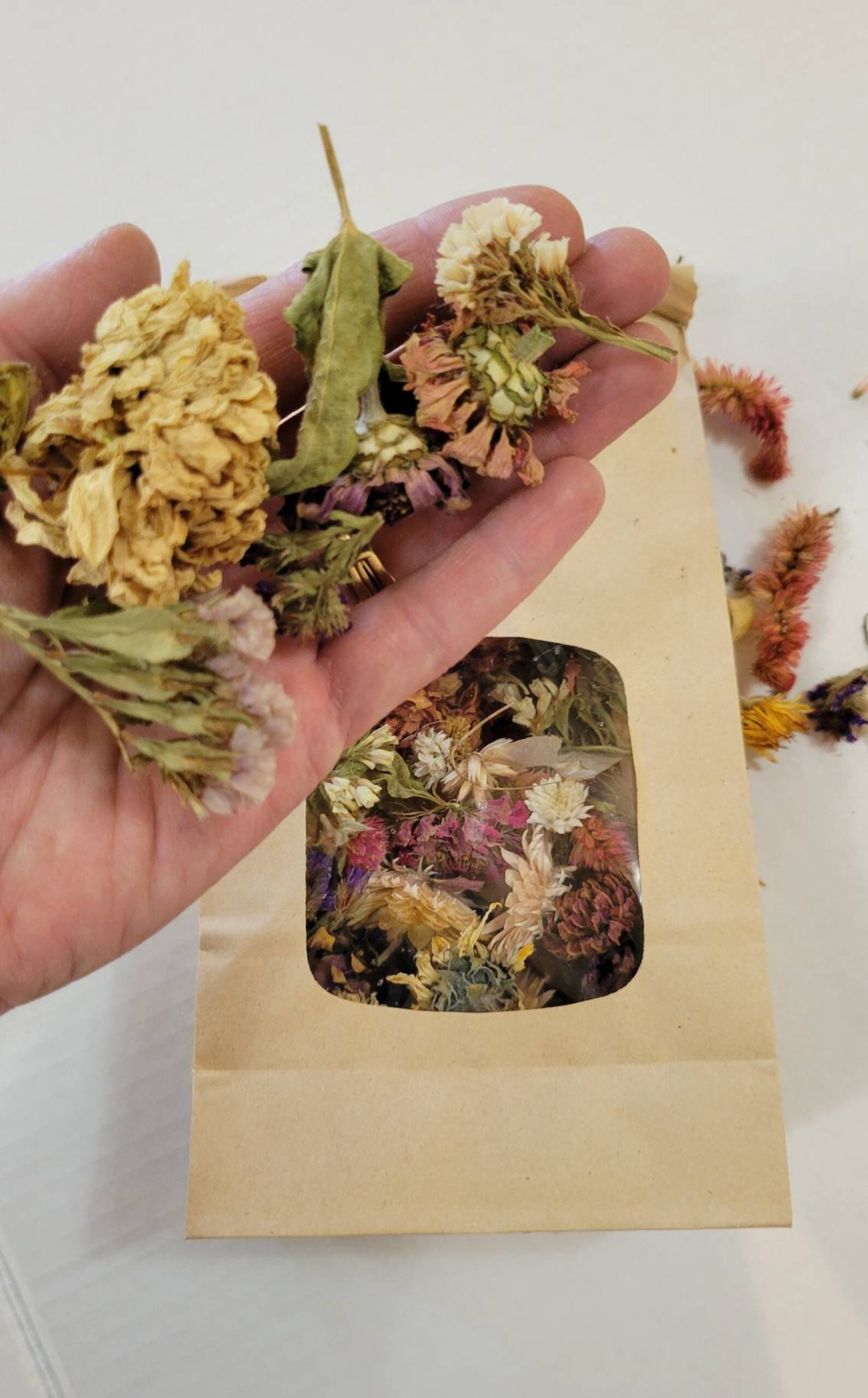 Dried Flower Filler / Jar Filler / Dried Flower Heads / Confetti Etsy