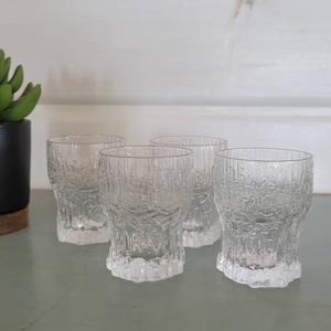 Iittala Aslak shot glasses set of 4 with box Tapio Wirkkala Finland
