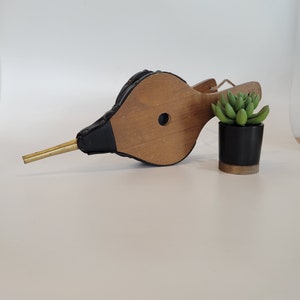 fireplace bellows wood fire place bellows air blower for fire rustic cabin decor Vintage mancave
