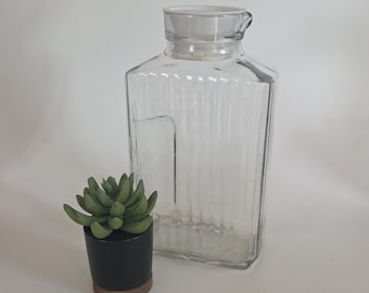 Vintage Anchor Hocking refrigerator pitcher water juice jar