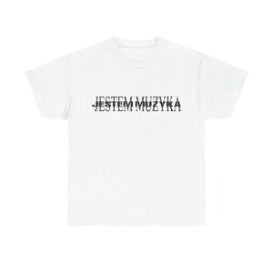 Playboi Carti « JE SUIS LA MUSIQUE » OVERSIZE | T-shirt en polonais - Je suis la musique - T-shirt blanc Trap