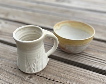 Mystery Box- mug and Soup bowl-Coffee mug, Teacup, Handmade Pottery by Daisy Friesen