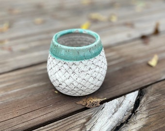 Dragon Scale Wine Cup, Mermaid Style Gift, Birthday Gift for Her, Stocking Stuffer, Handmade Pottery by Daisy Friesen