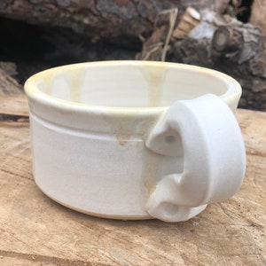 White Soup Mug, Soup of life, Housewarming Gift, Cereal Bowl, Foodie Gift, Dine at Home, Handmade Pottery by Daisy Friesen afbeelding 6