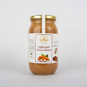 Artisanal Moroccan Amlou Spread: Organic Argan Oil, Almond & Honey - 900g