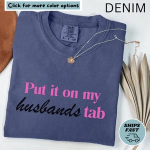 Camiseta engraçada de esposa, presentes para cônjuge, camiseta de esposa com cores confortáveis, moderna, camiseta de esposa, camiseta presenteada para esposa, camiseta de esposa noiva, marido amoroso