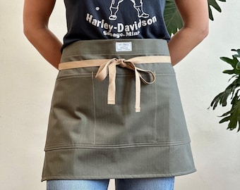 Waist Apron in Cotton Twill | ARTIFACT - Handmade in Omaha, NE