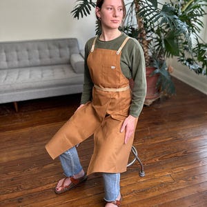 Pottery Ceramicist Split Leg Apron - Handmade in USA Bild 2