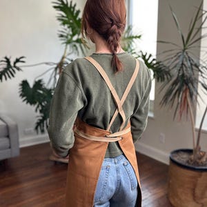 Pottery Ceramicist Split Leg Apron - Handmade in USA Bild 3