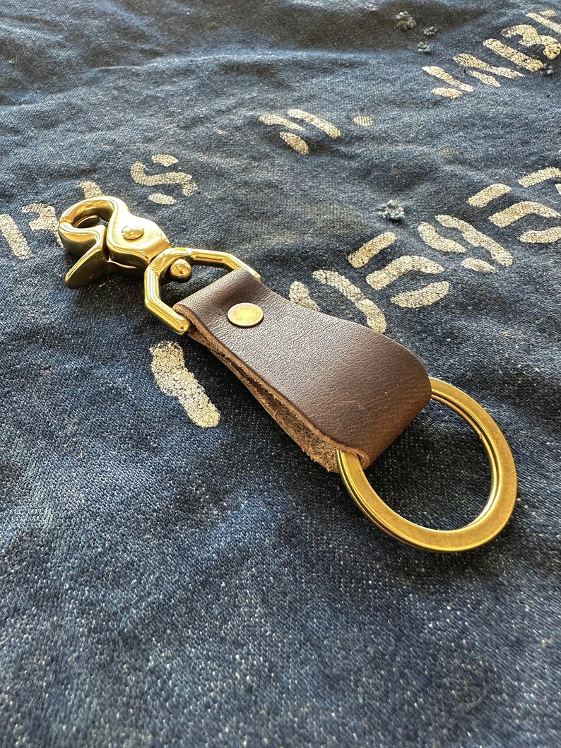 Scissor Snap Key Clip ARTIFACT Handmade in Omaha, NE image 6