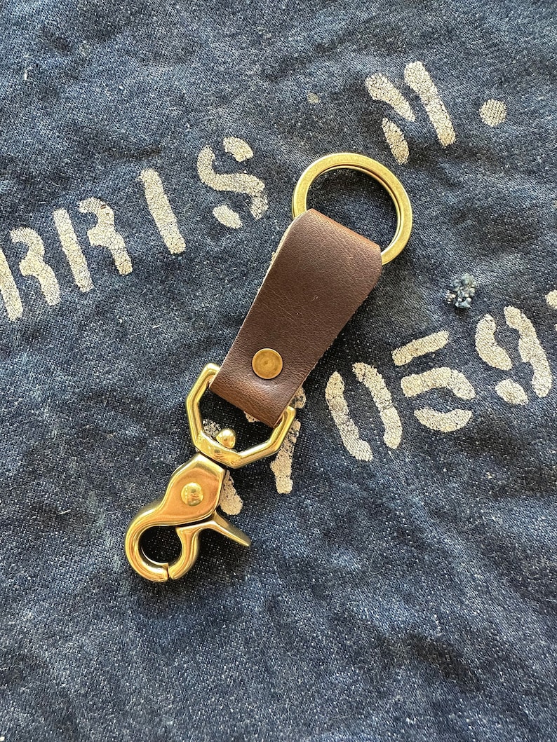 Scissor Snap Key Clip ARTIFACT Handmade in Omaha, NE image 7