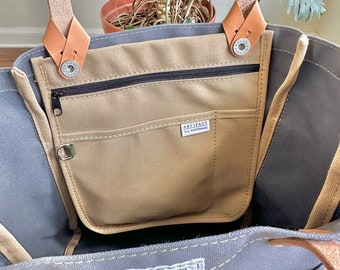 Tote Organizer & Slim Crossbody | Knitting | ARTIFACT - Handmade in Omaha, NE