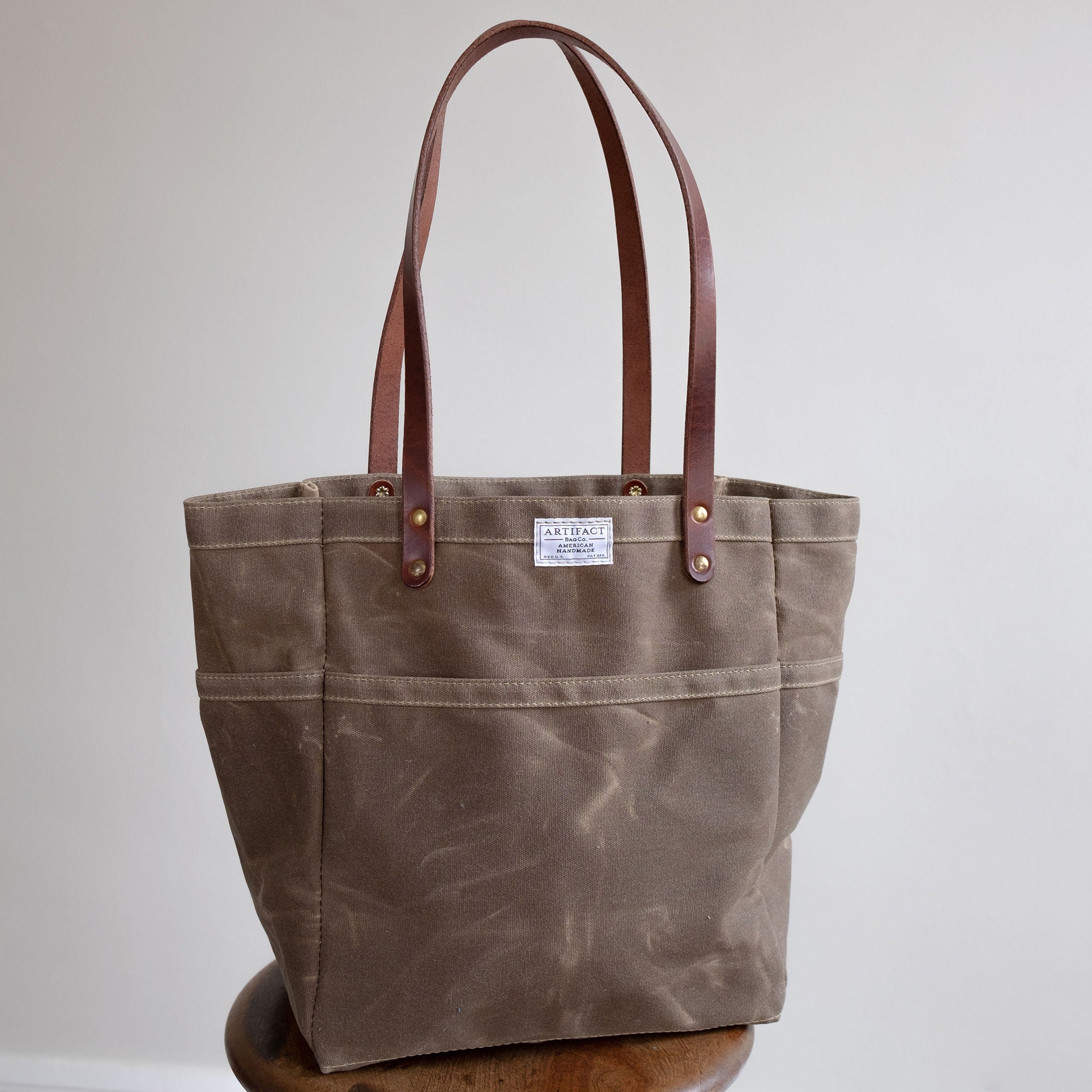 Canvas & Leather Day Tote, ARTIFACT