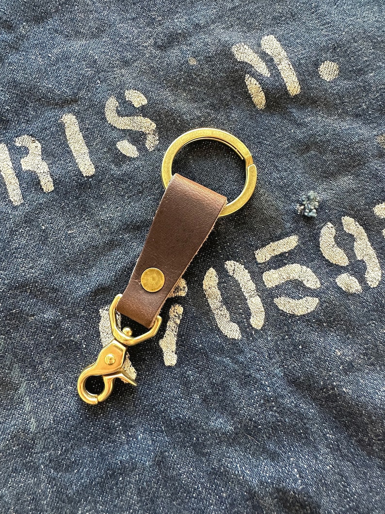 Scissor Snap Key Clip ARTIFACT Handmade in Omaha, NE image 8