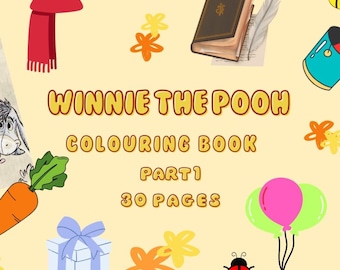 Winnie the Pooh-Inspired Coloring Book – 30 Pages of Cozy Adventures