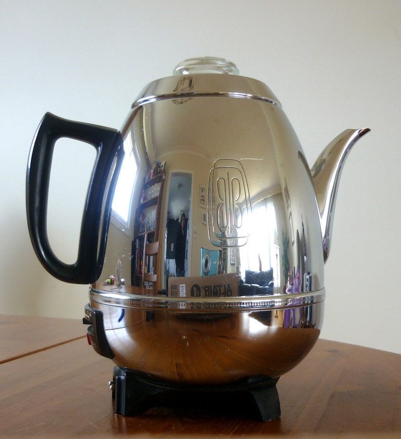 Vintage GE potbelly percolator 1950's/60's Etsy