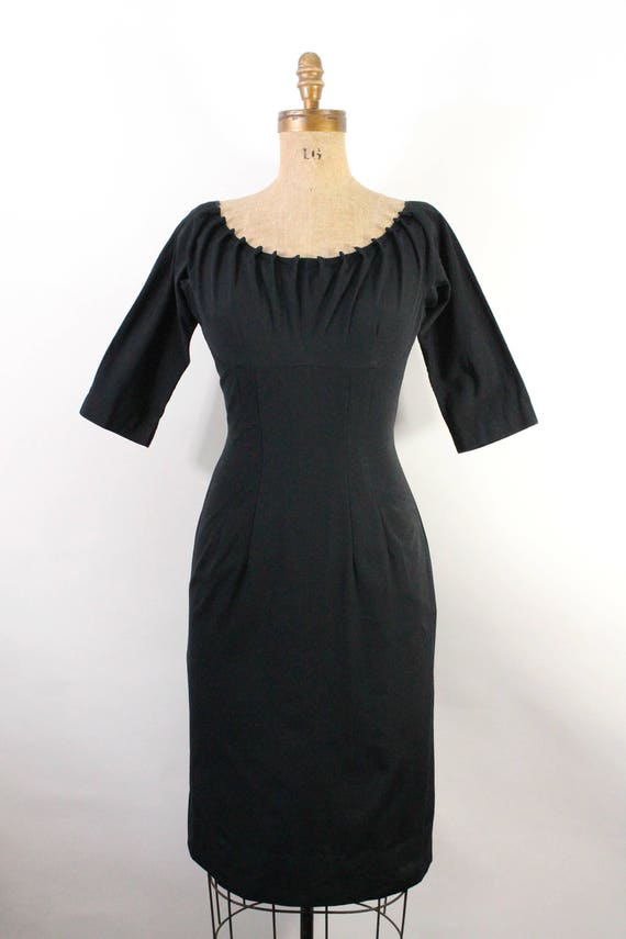 black rockabilly dress