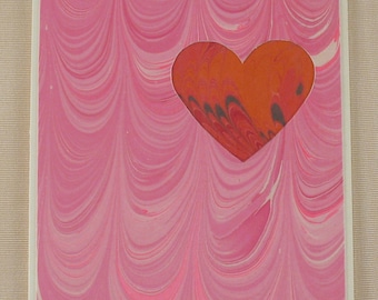 SHC105  Is your love a little off center? This hand made Heart Card helps you express how great that can be!