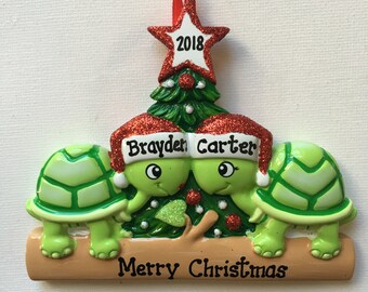Sea Turtle Christmas Tree Topper Wall Art or Yard Stake | Etsy