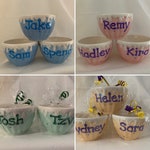 Personalized Ceramic Ice Cream Bowl Cup Kids Party | Etsy