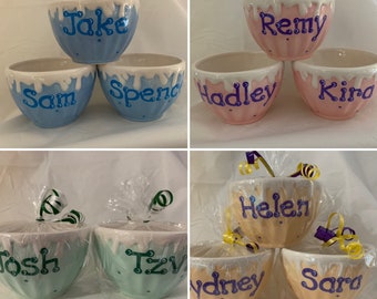 kitchen ceramic bowl white dishware for kids -gfyU367723 Any message Ceramic Personalized Cereal Bowl personalized bowl with handle