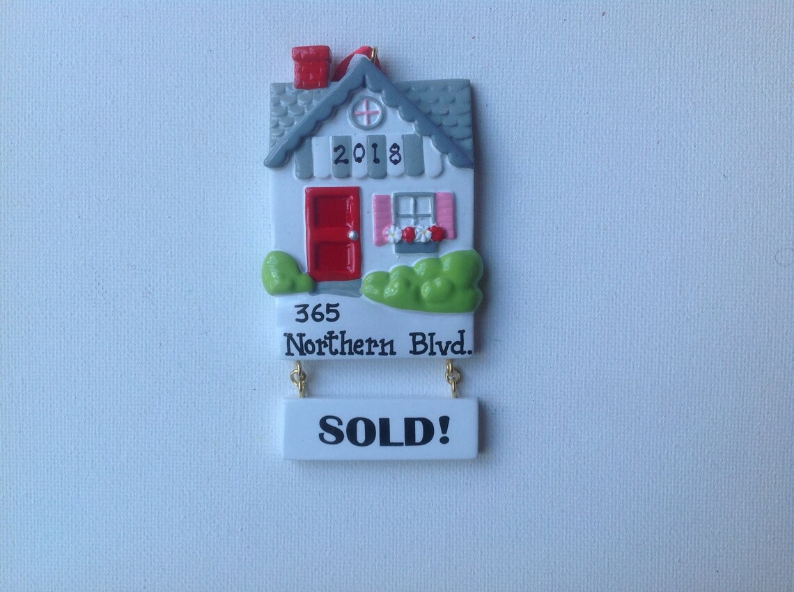 Personalized Real Estate Realtor Christmas Ornament New Etsy