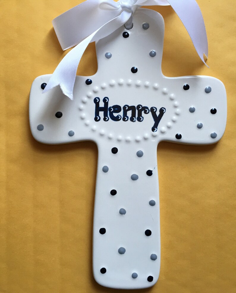 Personalized Wall Hanging Cross Newborn Christeningbaptism Etsy Singapore