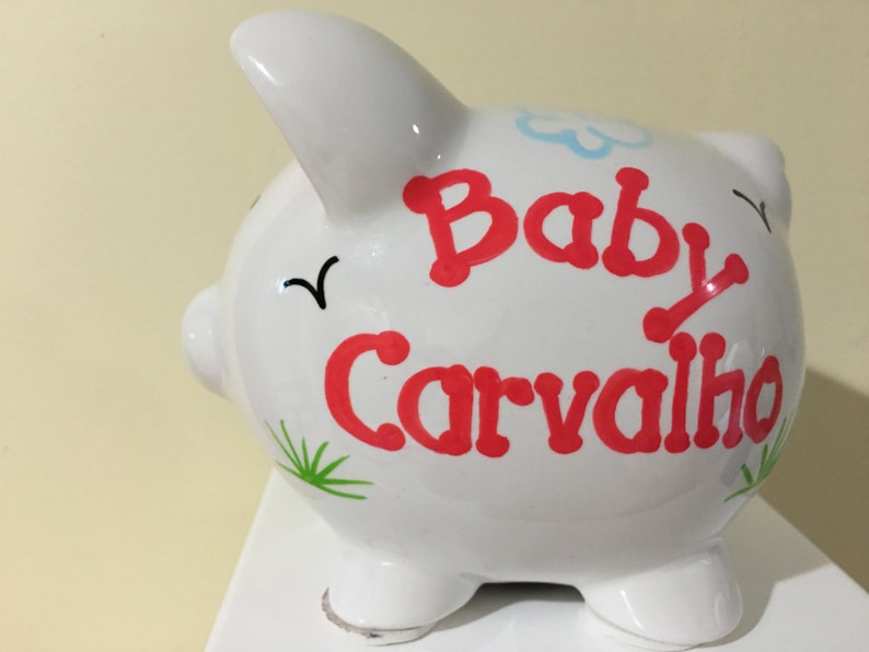 Personalized Large Peppa and Piggy Banknewborns Etsy Singapore