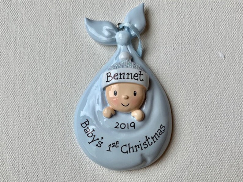 grandson's first christmas ornament 2019