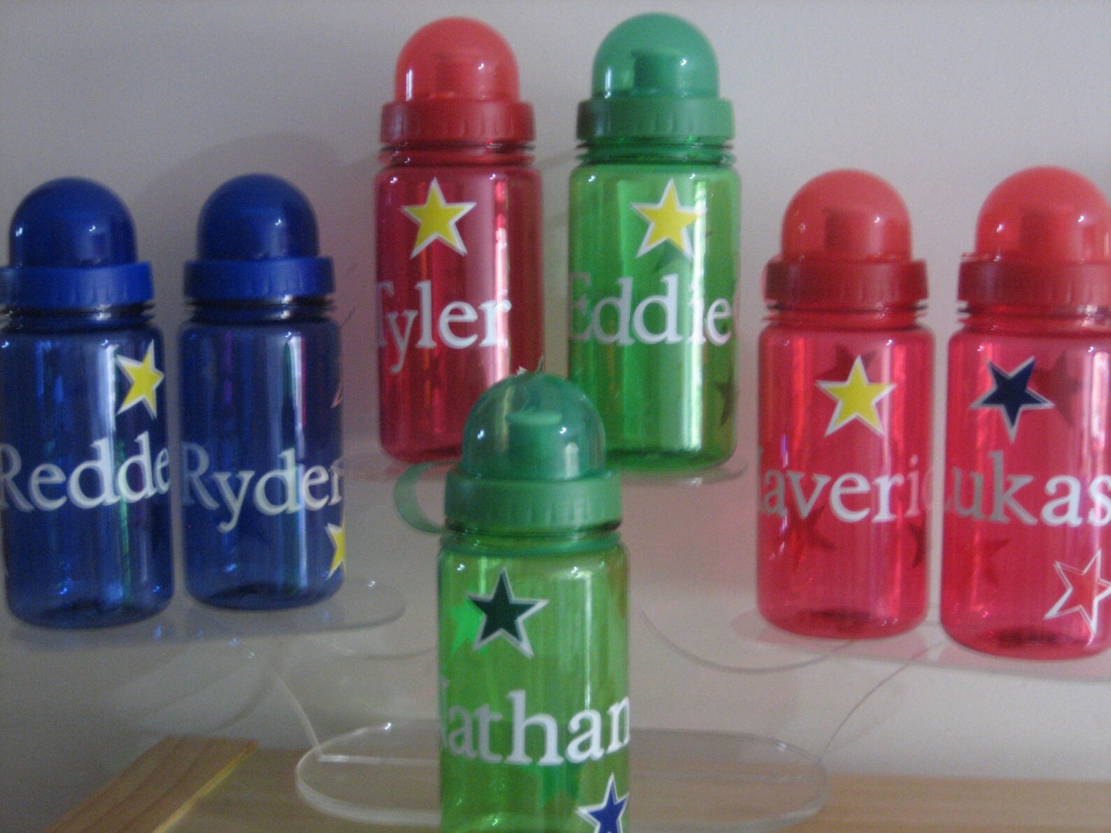 Personalized Polka Dots Kids Water Bottle Party Favor Etsy
