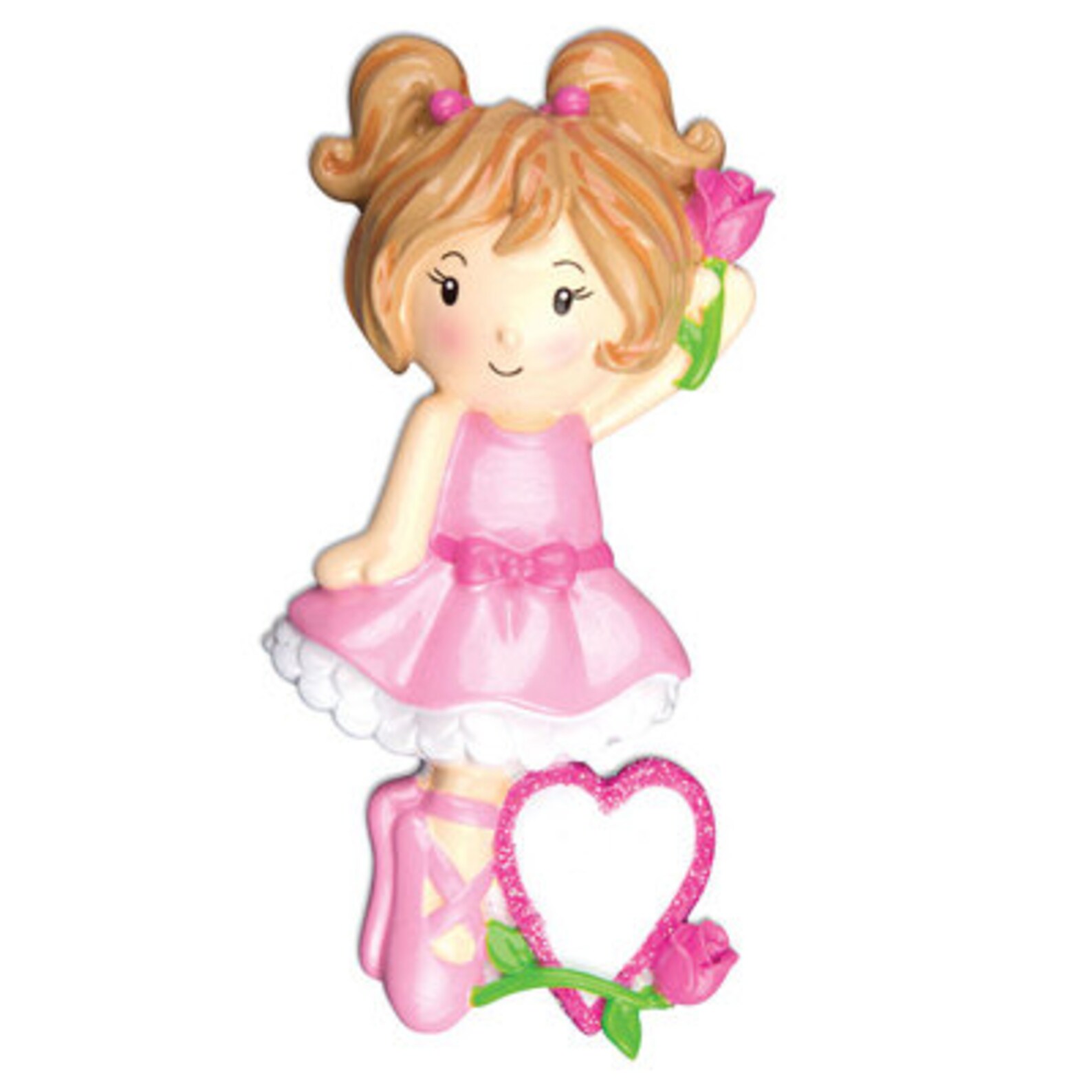 personalized christmas ornament ballet shoes princess ballerina, dance teacher, dance recital, first christmas