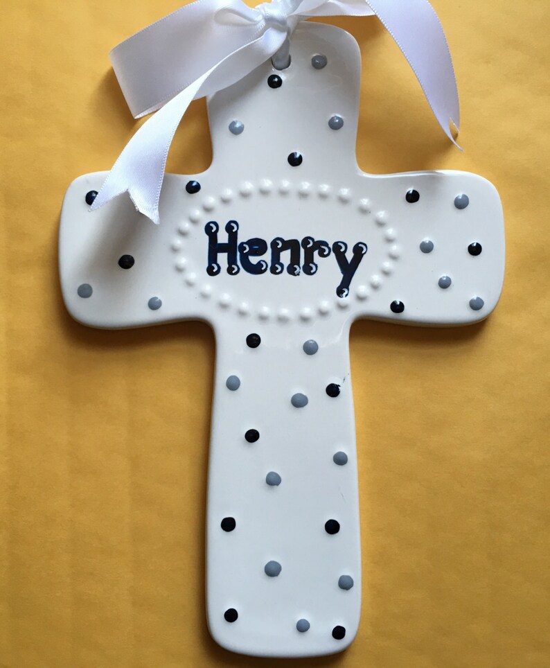 Personalized Wall Hanging Cross Newborn Christeningbaptism Etsy Singapore