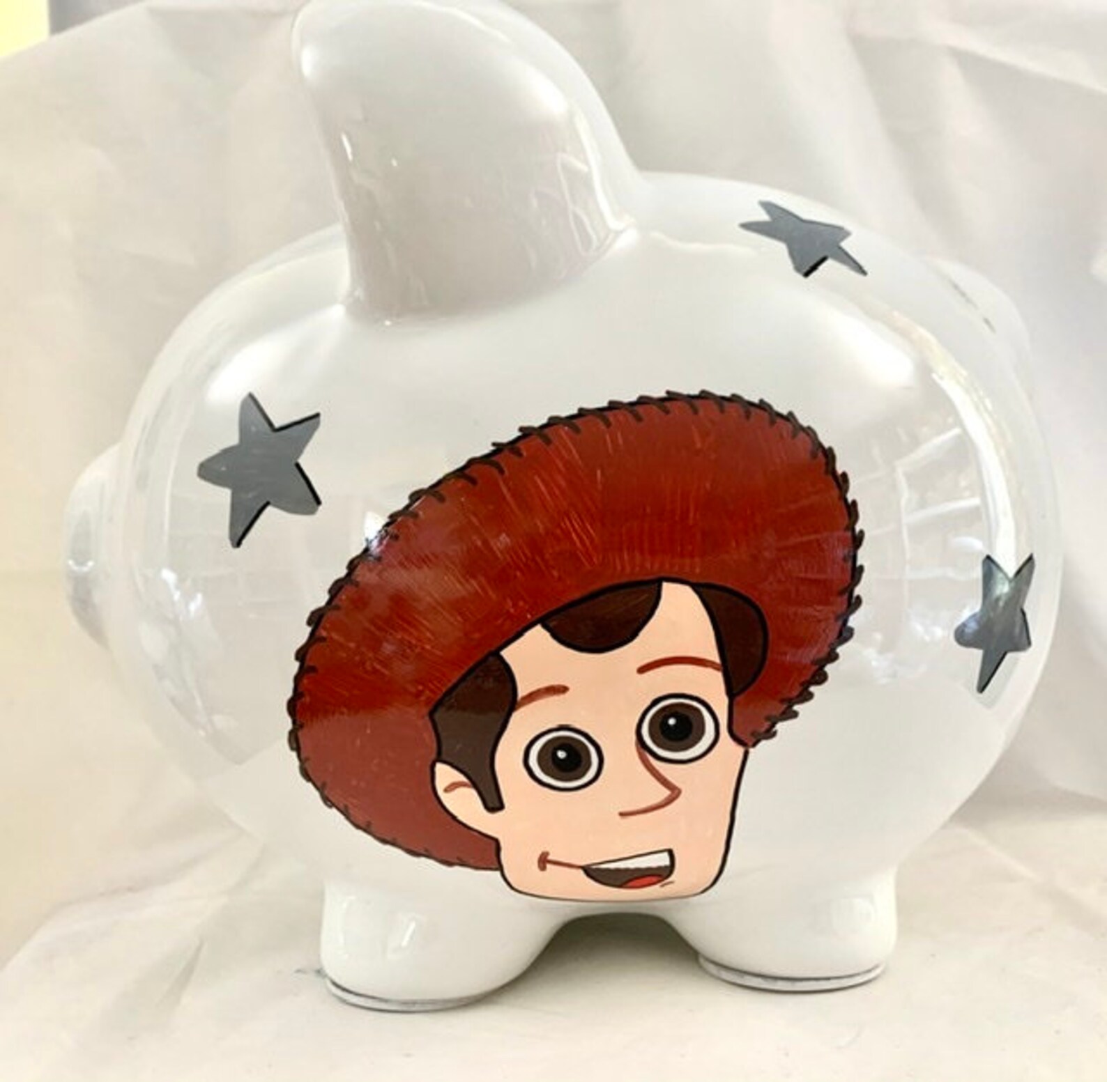 Toy Story Personalized Hand Painted Large Piggy Bank Buzz Etsy