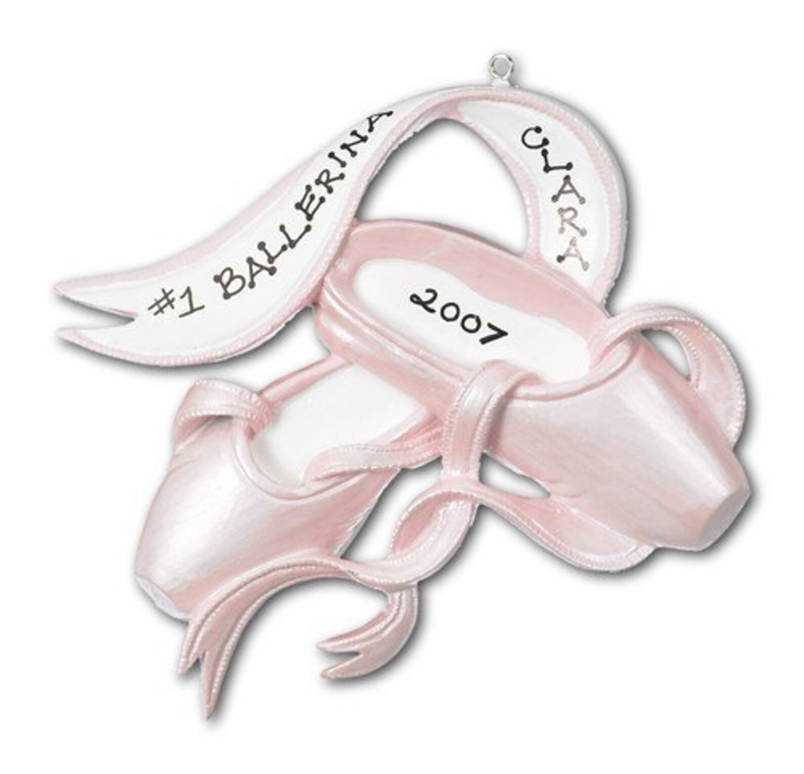 personalized dance / recital christmas ornaments- ballet shoes- great gift for the dancers and the teachers.