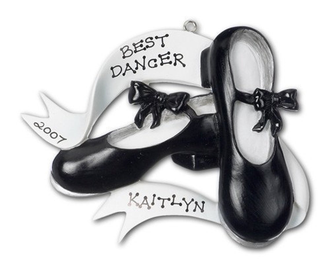 Personalized Dance Christmas Ornaments Ballet and Tap Shoes Etsy
