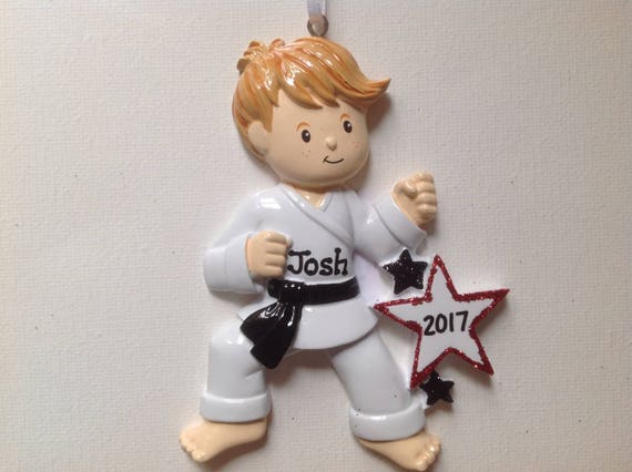 Personalized Christmas Ornament Boy Karate Kung-Fu Tae Kwon Etsy image 0 - Personalized Christmas Ornament Boy Karate Kung-Fu Tae Kwon Etsy