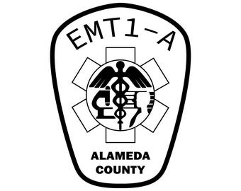 ALAMEDA COUNTY emt 1 a svg vector file for laser cutting engraving, cnc router, cricut, digital cutting file