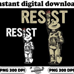 Protect Our National Parks PNG, Smokey Bear Resist PNG, Retro Vintage Conservation Sublimation, Environmental Activist Png, Nature Lover PNG