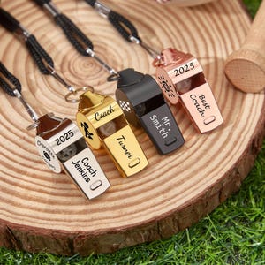 Personalized Whistle Necklace,Custom Coach Whistle Necklace,Engraved Whistle,Coach Gift,Basketball Whistle,Coach Appreciation,Gifts For Him