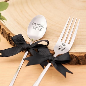 I&#39;m Done Fork,Custom Spoon,Stick a Fork In Me,I’m Done 2025,Retirement Fork,New Beginnings,Gift for Boss,Retirement Gift Idea,Coworker Gift