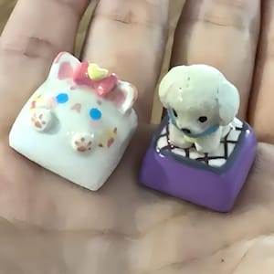 Custom Dog Keycap from Photo, Handmade Personalized Pet Keycap, Artisan Cherry MX Keycap, Mechanical Keyboard Accessory, Gift for Dog Lovers