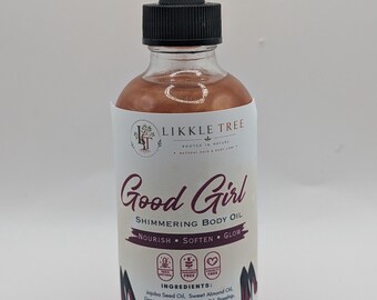 Nourishing Body Oil | Moisturizing Body Oil for Glowing Skin | Lightweight Botanical Body Oil | Scented Skin Oil | Likkle Tree