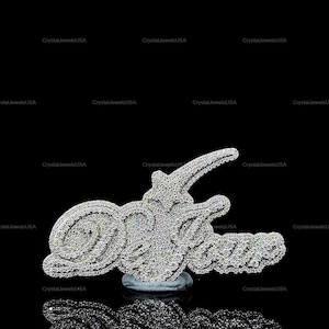 Pingente de Hip Hop com Letra Personalizada, Personalize Sua Letra da Sorte, Pingente de Nome de Hip Hop Masculino, Pingente de Moissanite, Joias de Hip Hop Ice Out