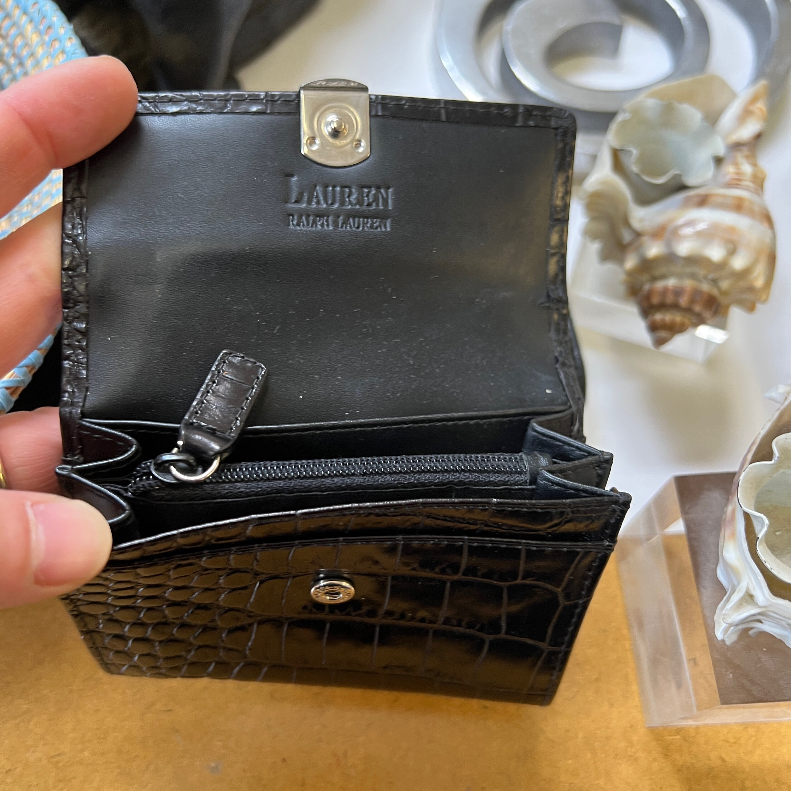 Small wallet « Platinum » - Alligator