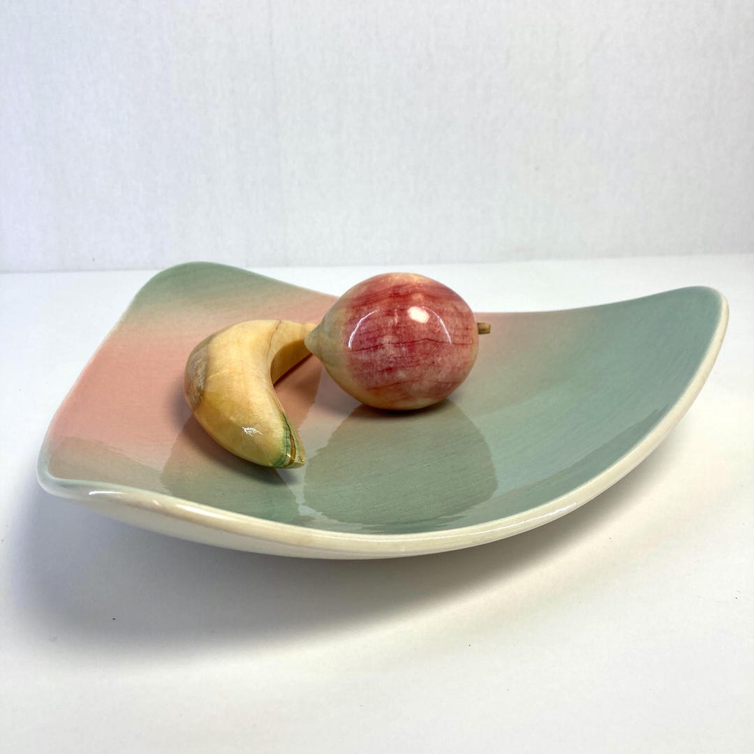 80s Ombré Triangle Catch-all Dish by Nora Fenton - Etsy