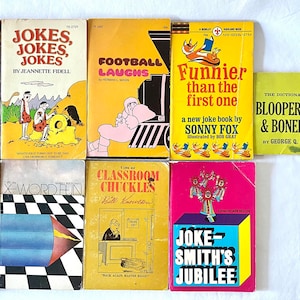 Vintage Joke Book Set: 1960s-70s Humor Collection