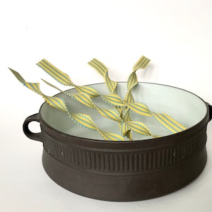 Jens Quistgaard DANSK Denmark IHQ Flamestone Brown Fluted 3 Quart Round Casserole Dish  U.S. Pat. No. 183.806 (No Lid)