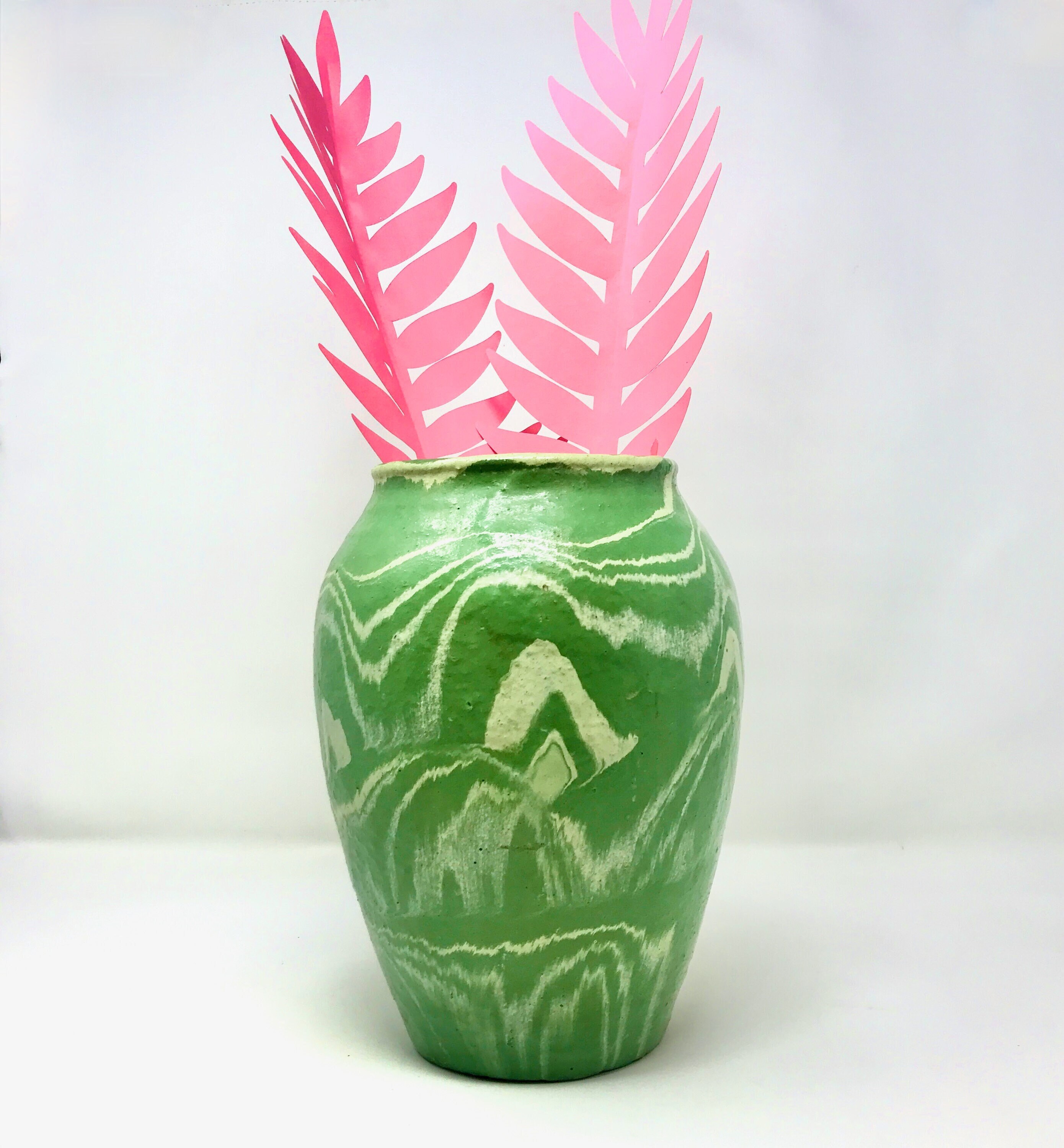 Vintage Ozark Roadside Tourist Pottery Plant Pot 1930s to